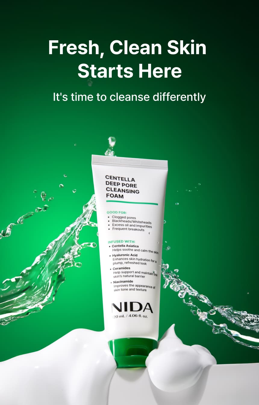 NIDA Centella Deep Pore Cleansing Foam — detalle 2
