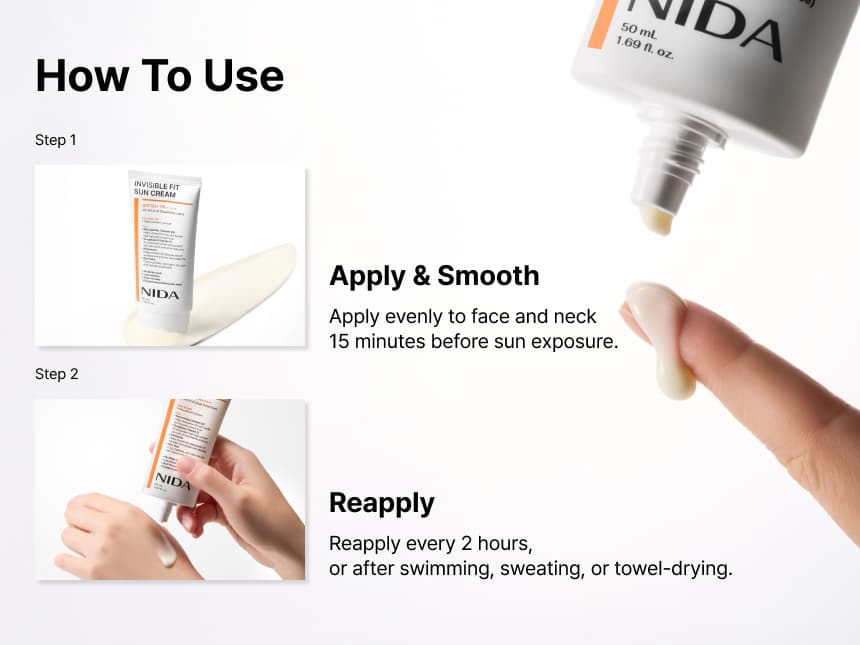 NIDA Invisible Fit Sun Cream — detalle 7
